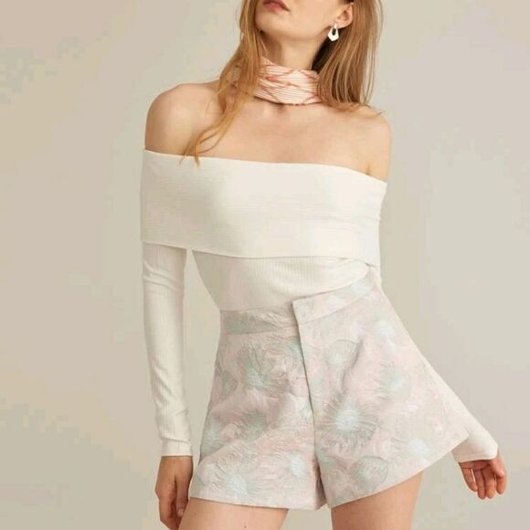 RELAXED FIT JACQUARD SHORTS